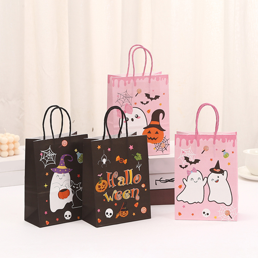 Party Favor Bag - 12/24 pcs halloween gift bags, party