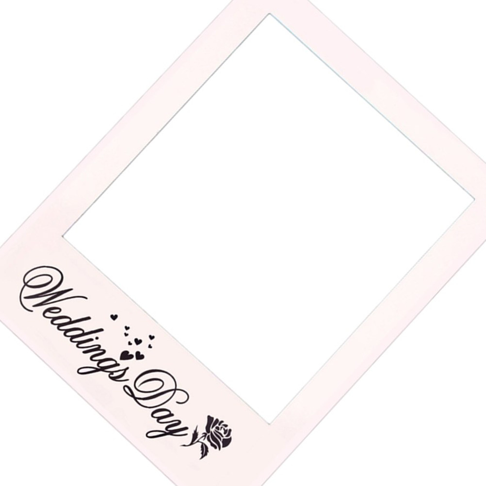 Photo Booth Frame - White Wedding Photo Frame DIY Creative