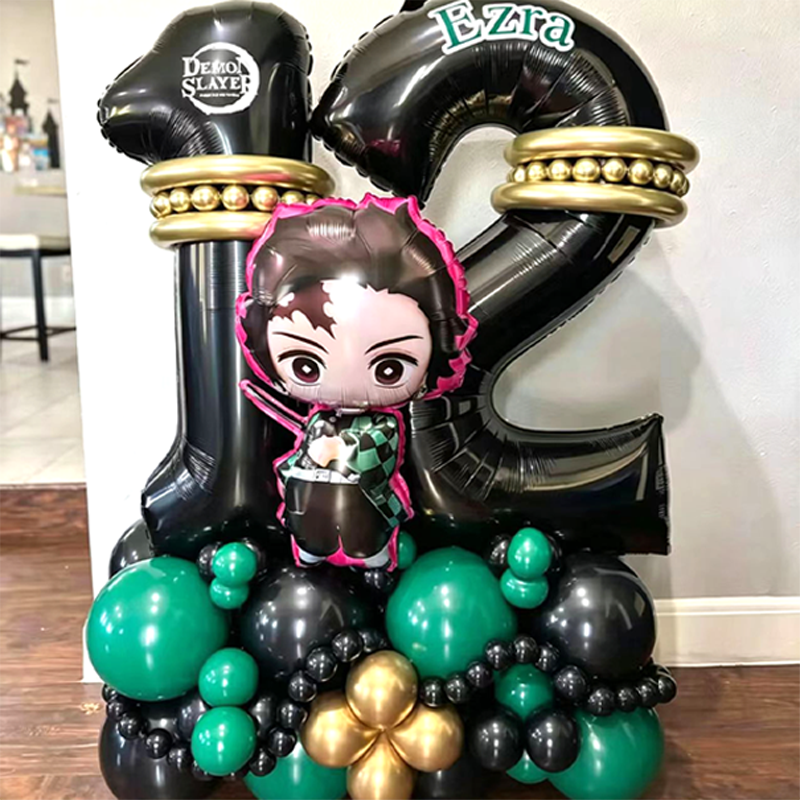 Premium Demon Slayer Theme Bal - Balloon Arch Kit ulasan dan harga