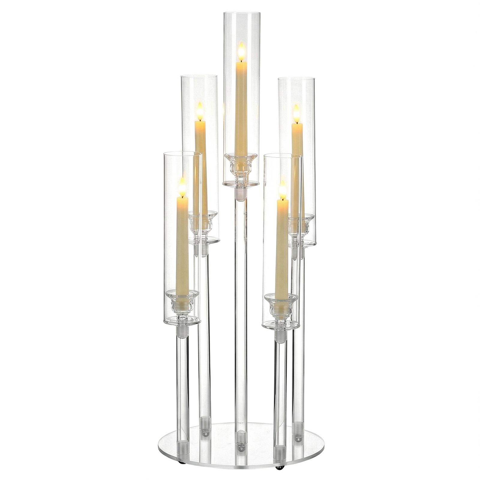 20/10PCS 5 Arm Acrylic Candle  - Centerpiece Stick ulasan dan harga