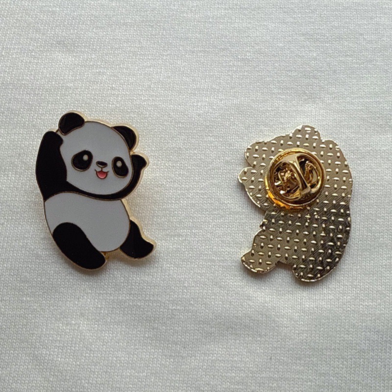 6pcs Cartoon China Panda Badge - Event Party ulasan dan harga