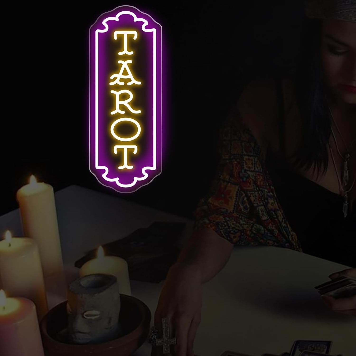 Tarot Neon Sign USB Powered My - Neon Sign Party ulasan dan harga
