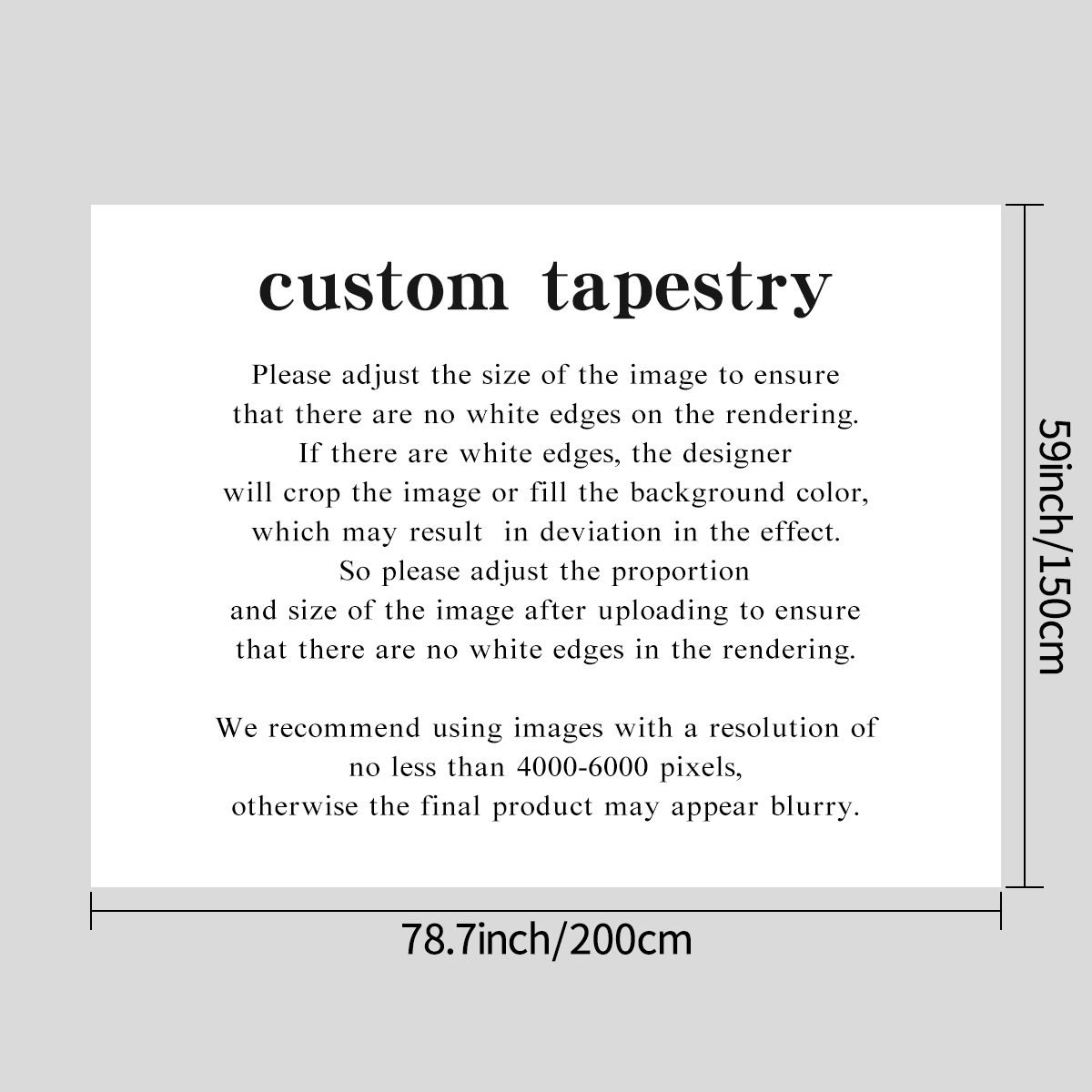 1pc Customized tapestries, cus - Event Party ulasan dan harga