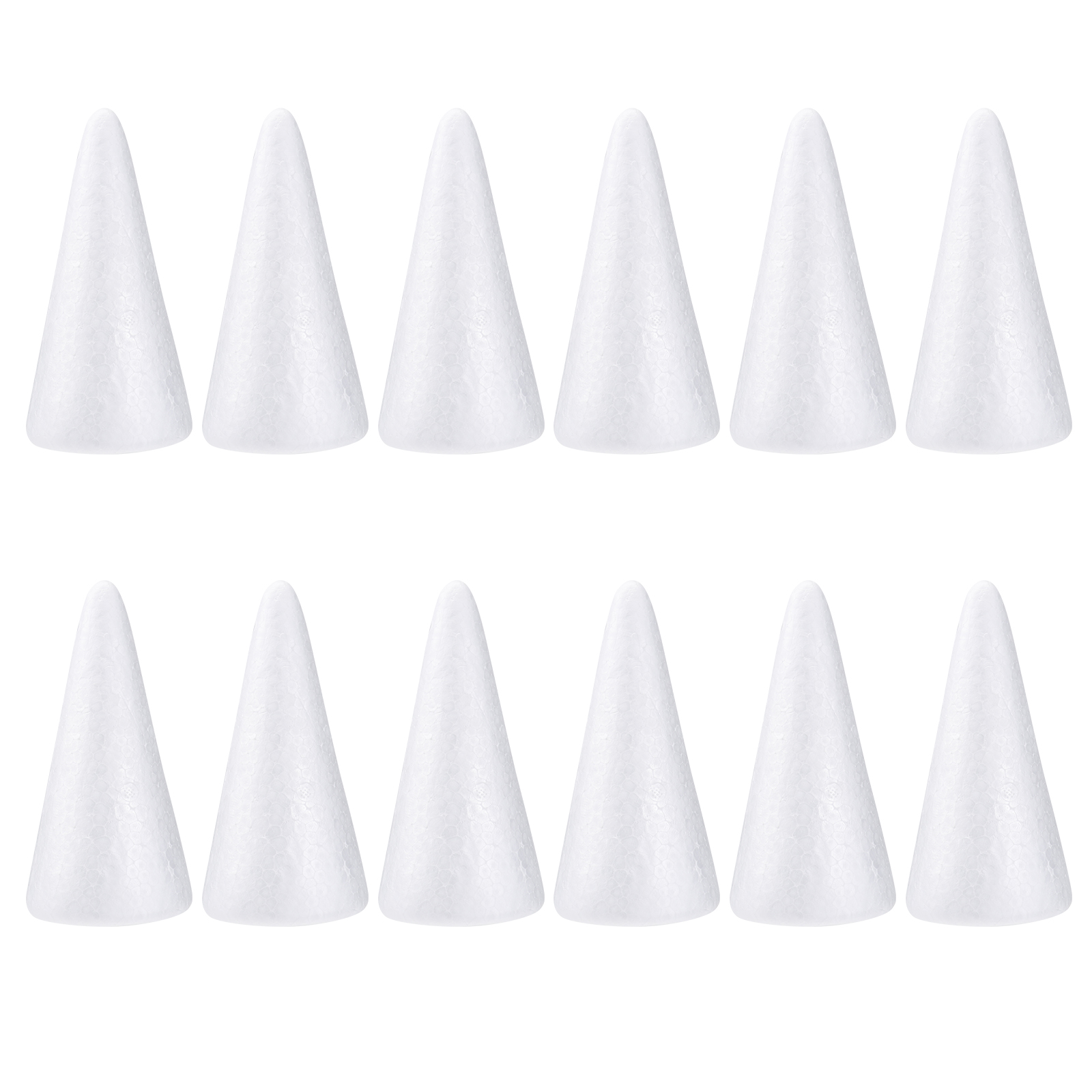 12pcs 15cm White Solid Craft F - Cotton Candy Cone ulasan dan harga
