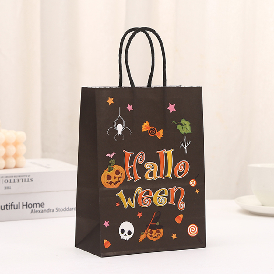 12/24 pcs halloween gift bags, - Party Favor Bag ulasan dan harga