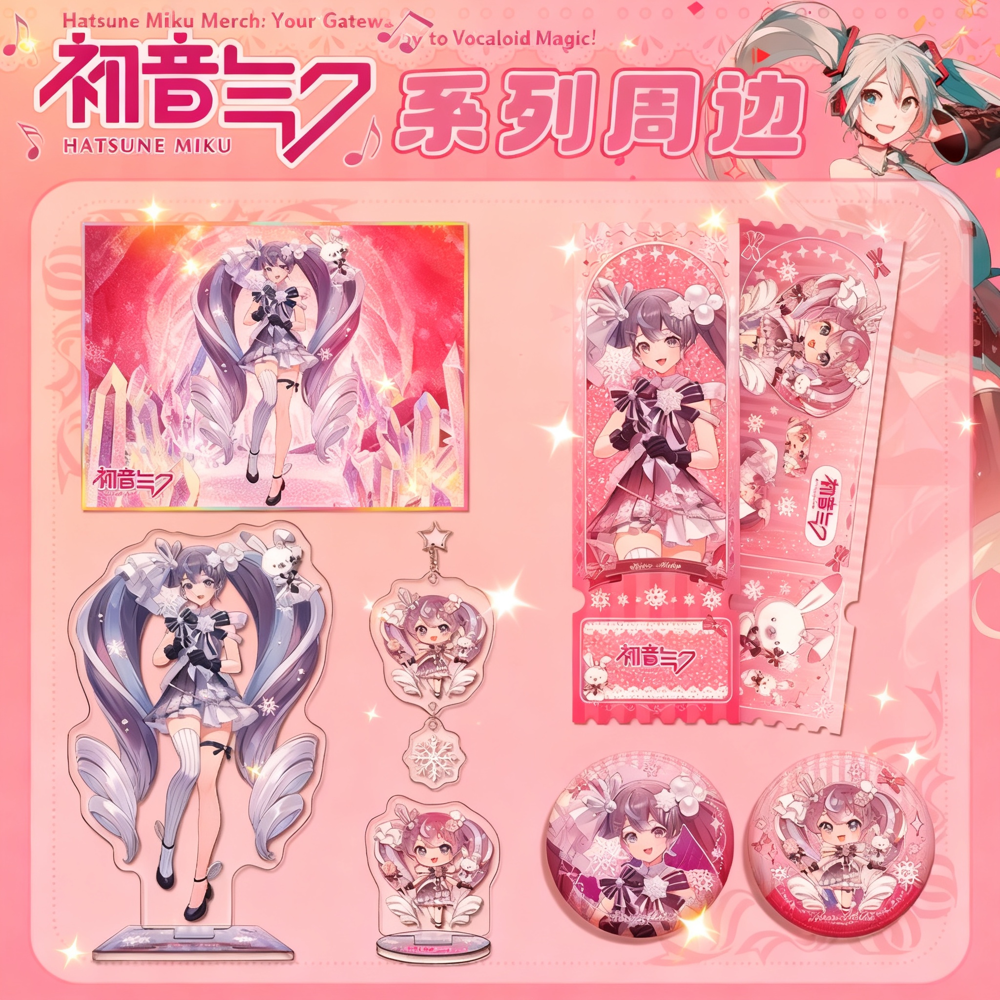 Snow Miku Future Series Acryli - Event Support ulasan dan harga