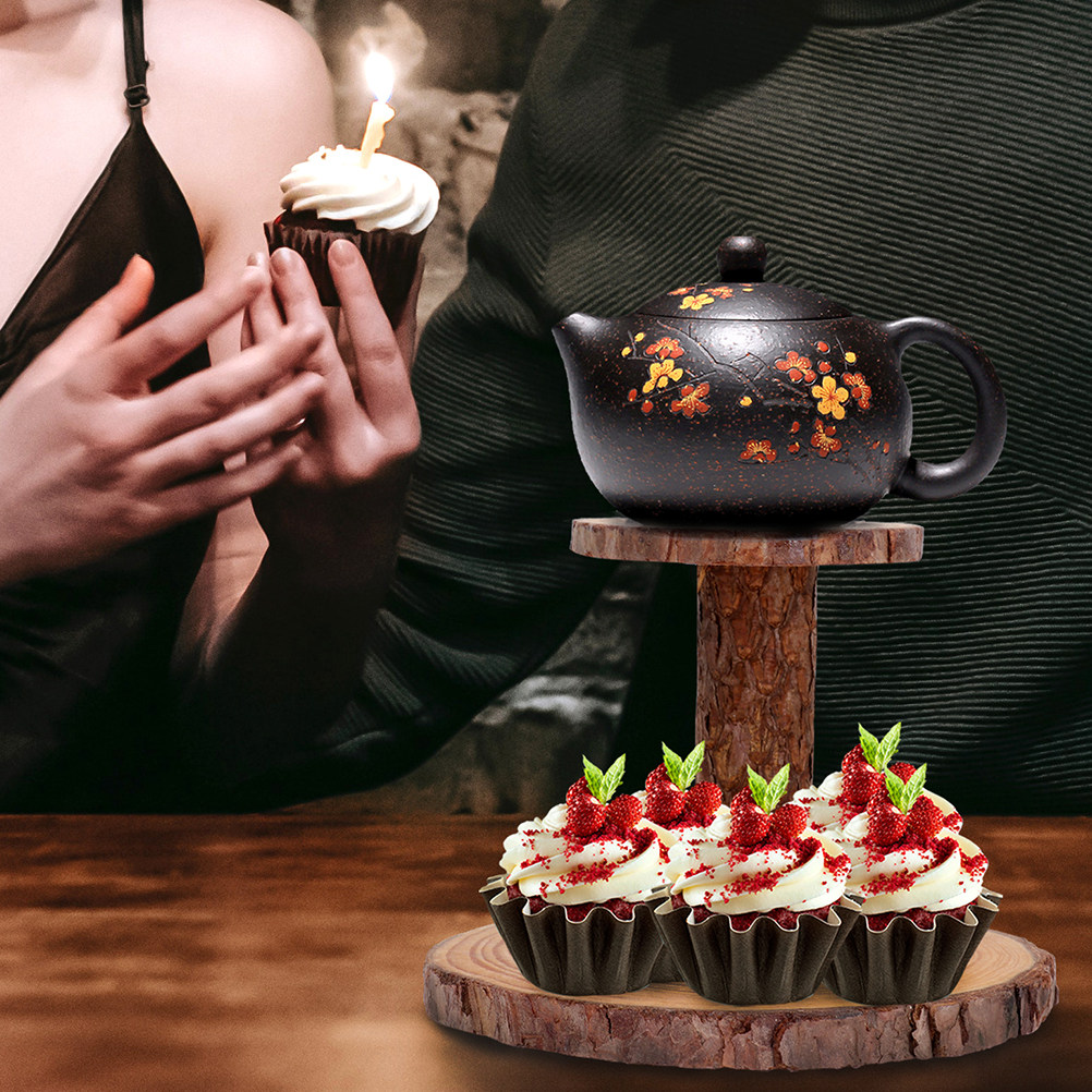 Multi-Tiered Cake Stand Rustic - Cupcake Stand Tier ulasan dan harga