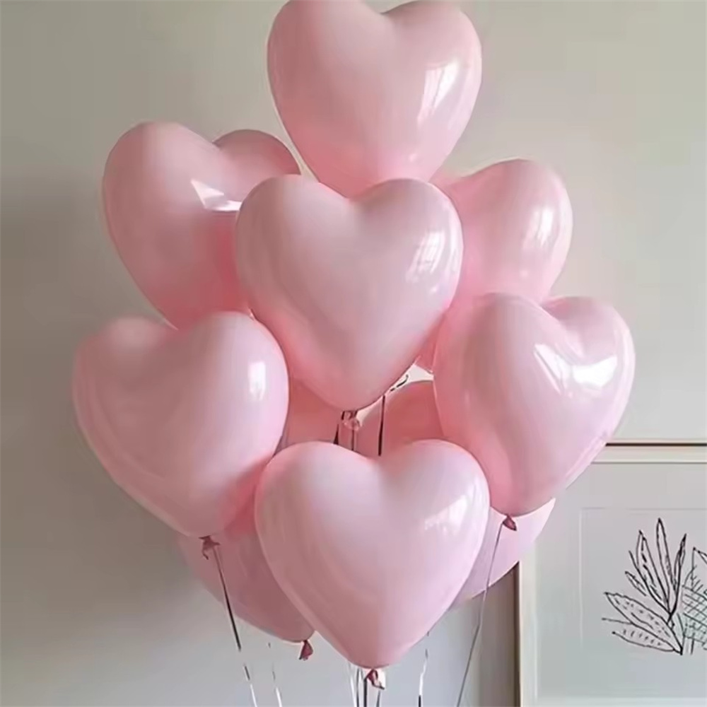 20pcs 10Inch Pink Macarons Hea - Balloon Pump Hand ulasan dan harga