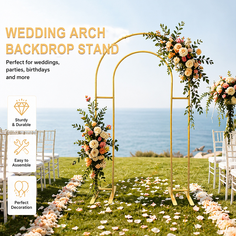 Open Arch Backdrop Stand, Doub - Balloon Arch Kit ulasan dan harga