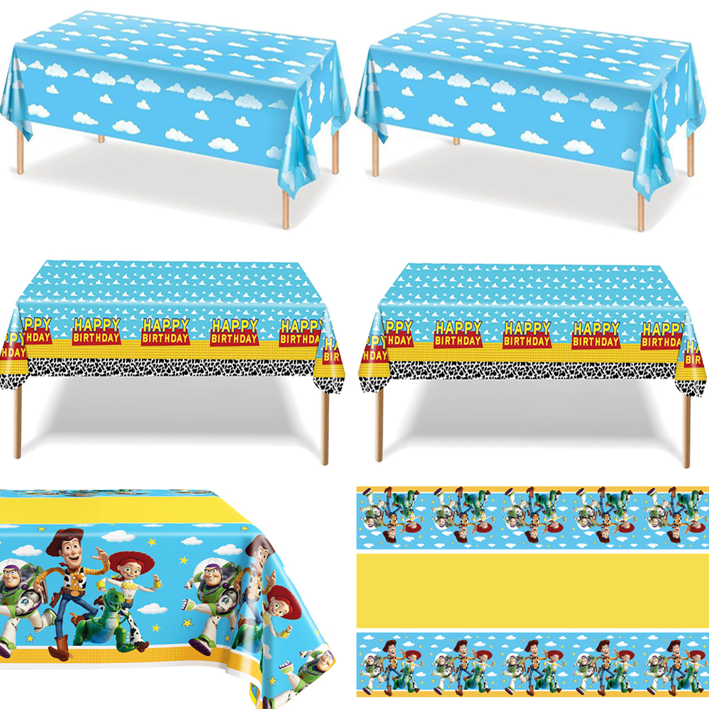 Toyss Inspired Birthday Party  - Table Cloth Disposable ulasan dan harga