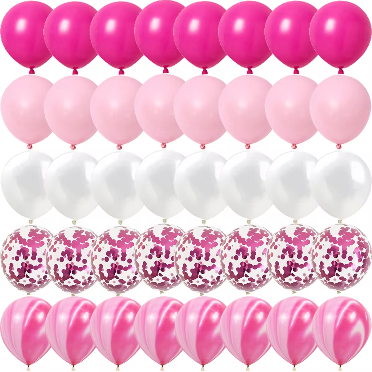 Rose Pink Metal Latex Confetti - Balloon Pump Hand ulasan dan harga