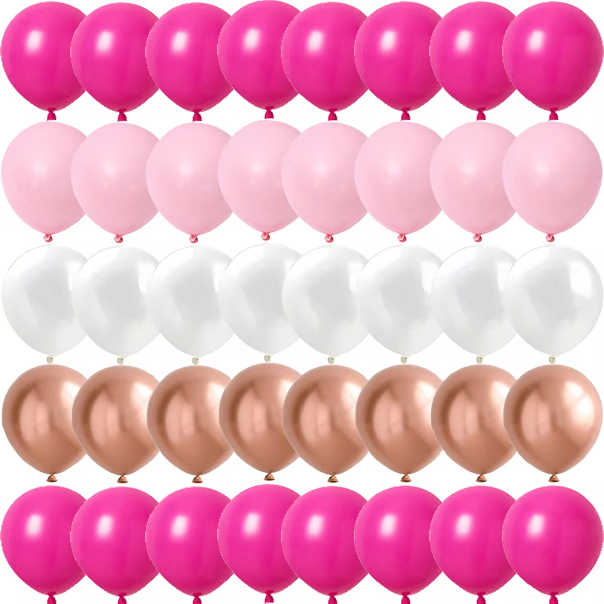 Rose Pink Metal Latex Confetti - Balloon Pump Hand ulasan dan harga