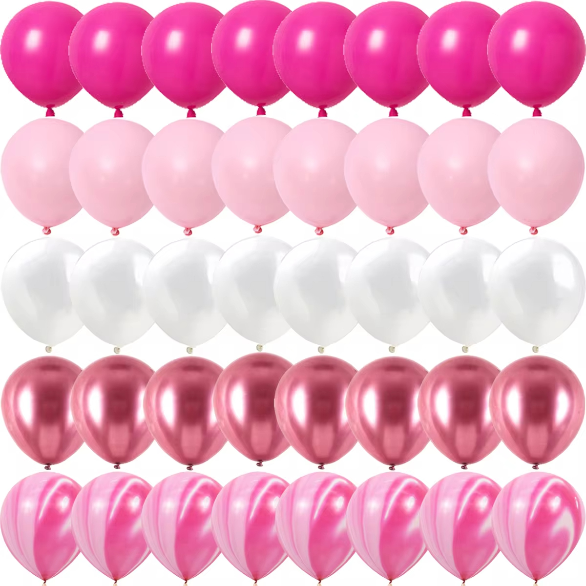 Rose Pink Metal Latex Confetti - Balloon Pump Hand ulasan dan harga