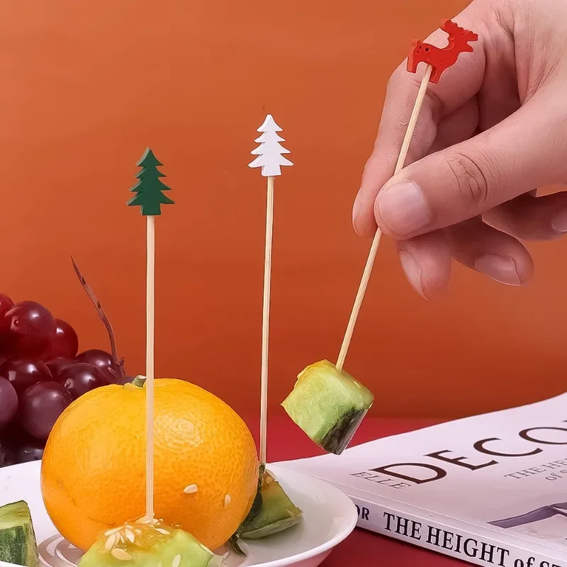200/50PCS Christmas Fruit Skew - Centerpiece Stick ulasan dan harga
