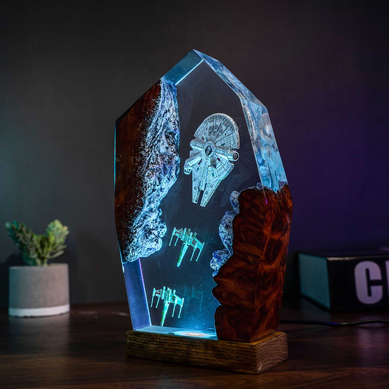 Table Resin Lamp Universe War  - Eve Party ulasan dan harga