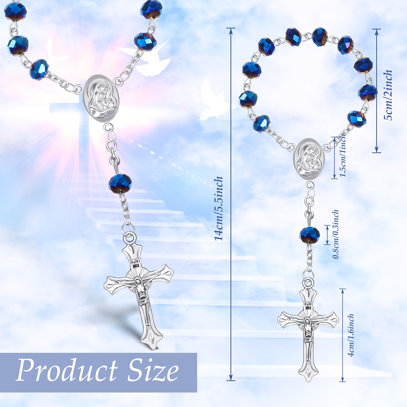 50 Sets Baptism Favors Rosary  - Party Favor Bag ulasan dan harga