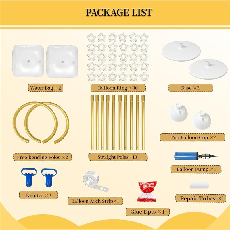 RMWIN-Half Balloon Arch Kit Wi - Balloon Arch Kit ulasan dan harga