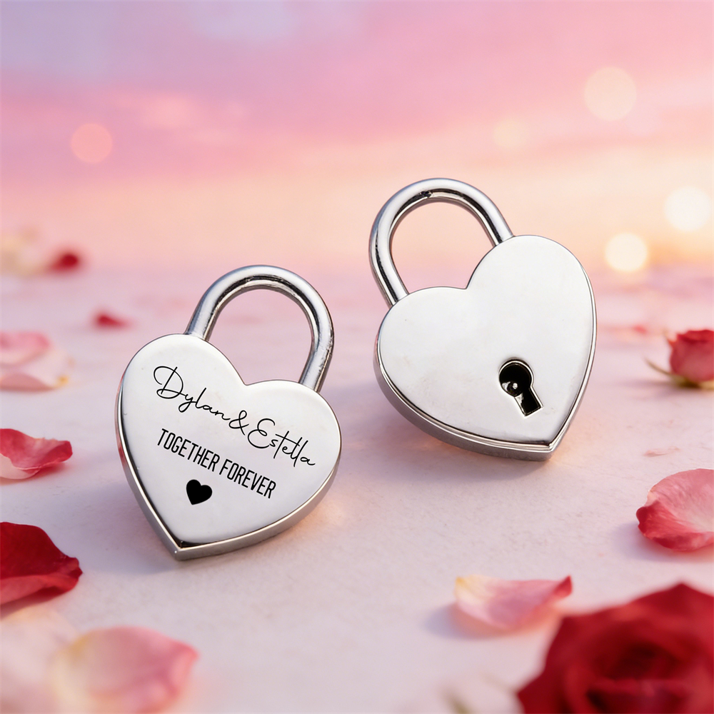 Custom Name Heart-Shaped Padlo - Event Party ulasan dan harga