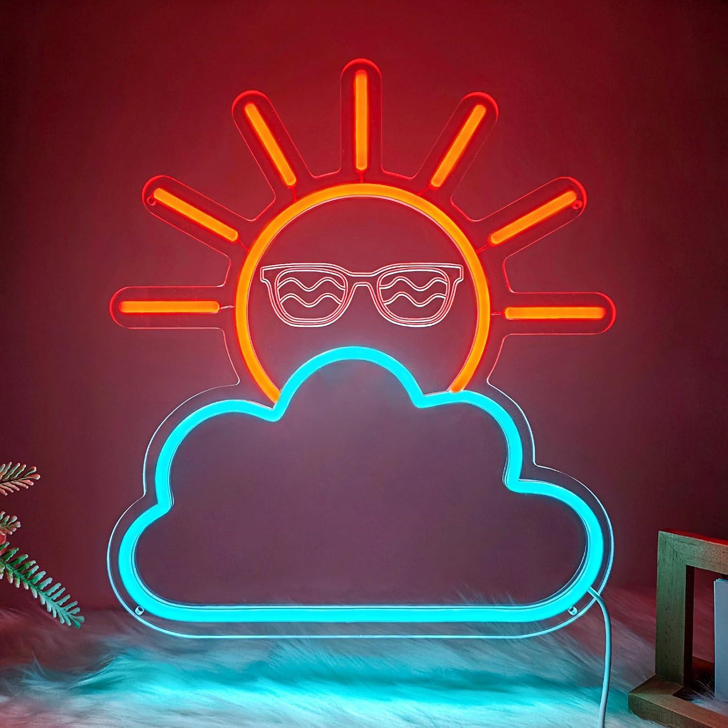 Sunrise Sunset Neon Sign USB P - Neon Sign Party ulasan dan harga