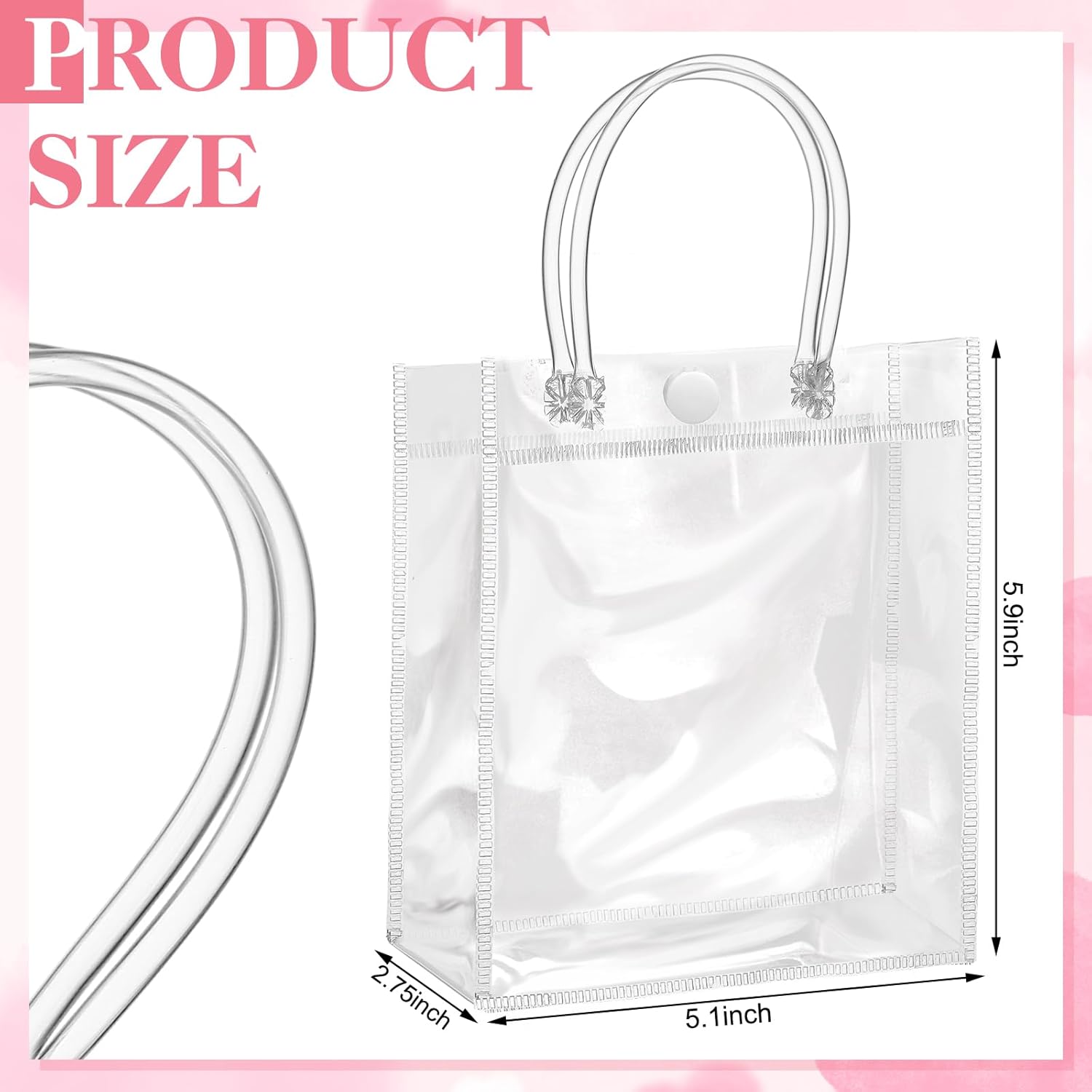 Clear Plastic Gift Bags with H - Party Favor Bag ulasan dan harga