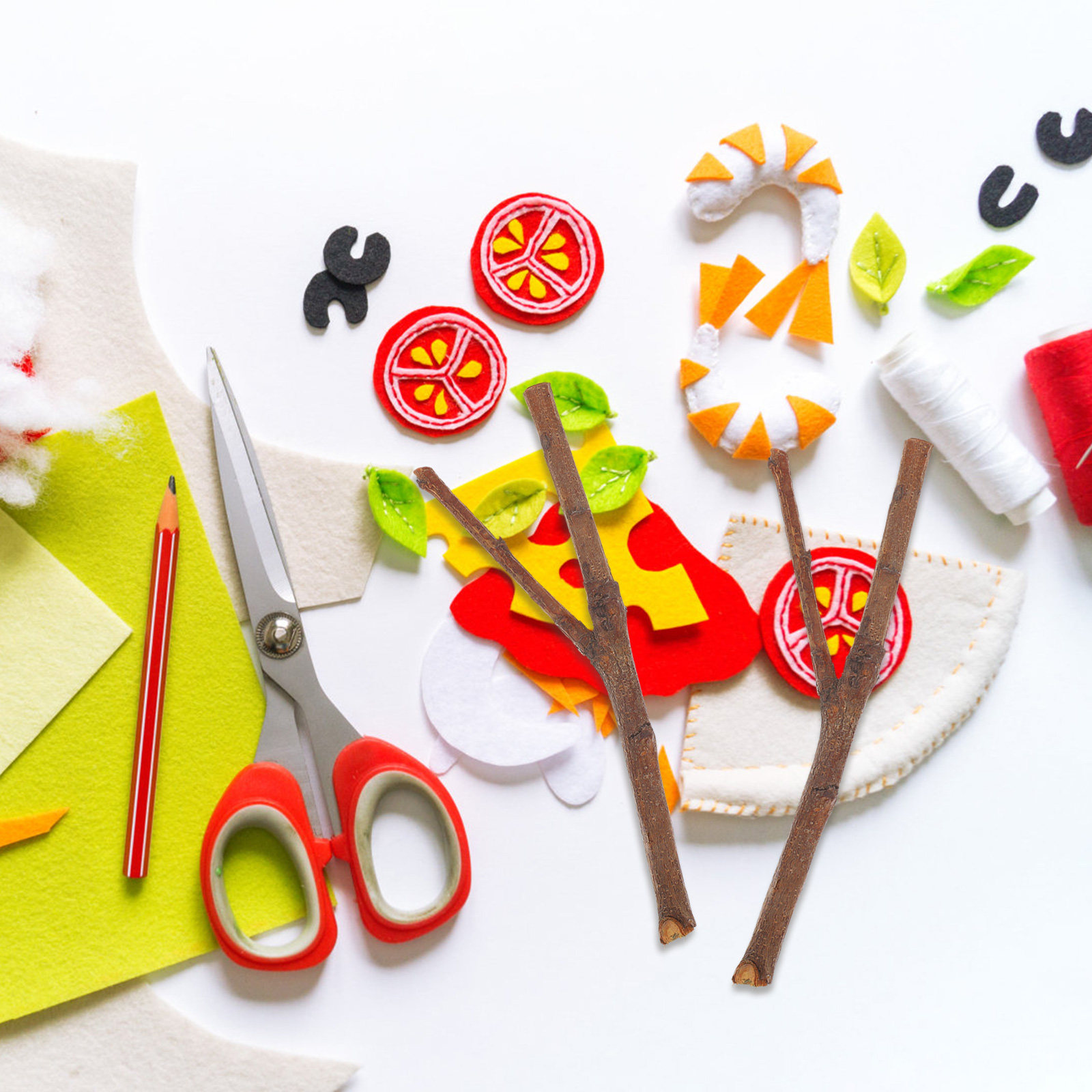 20Pcs Y Shaped Wooden Craft St - Centerpiece Stick ulasan dan harga
