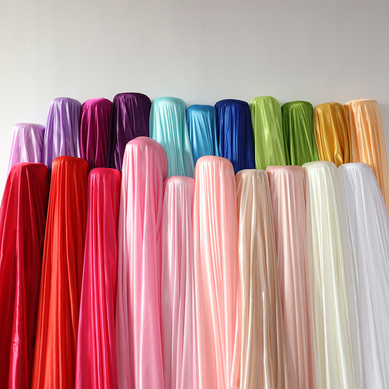 Pearlescent Ice Silk Satin Fab - Event Party ulasan dan harga
