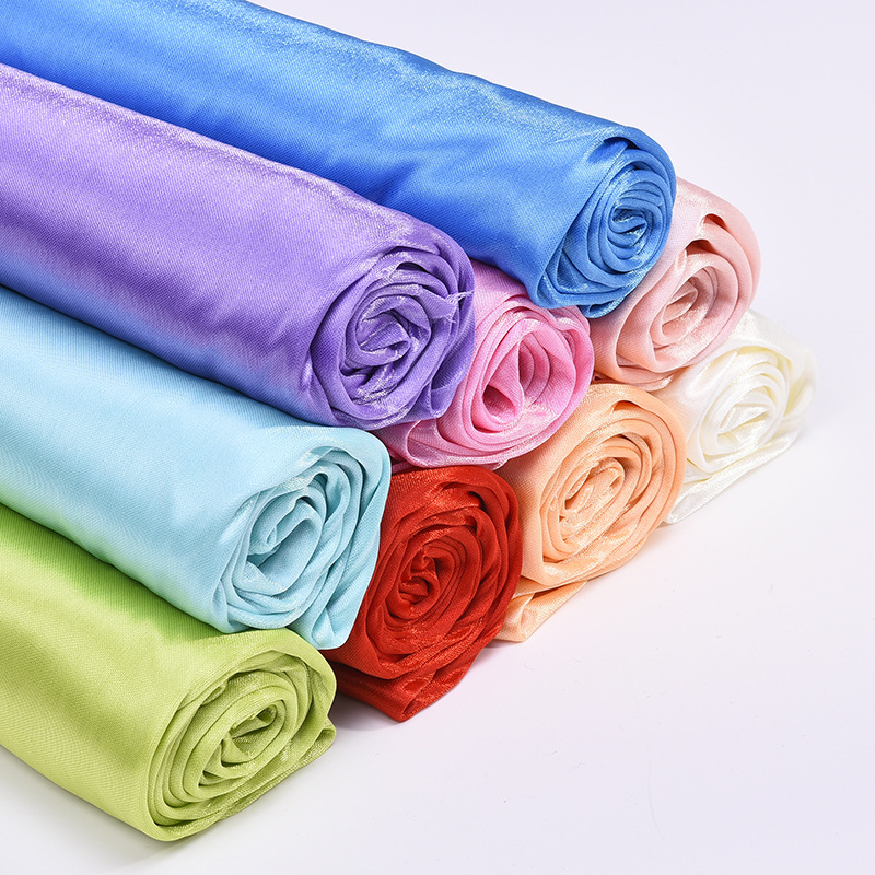 Pearlescent Ice Silk Satin Fab - Event Party ulasan dan harga