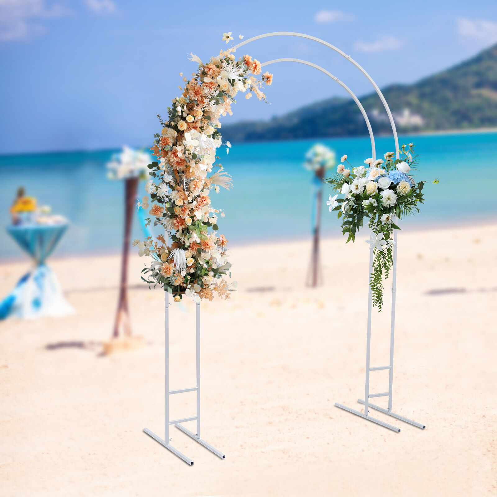 Metal Wedding Stand Arch Frame - Balloon Arch Kit ulasan dan harga
