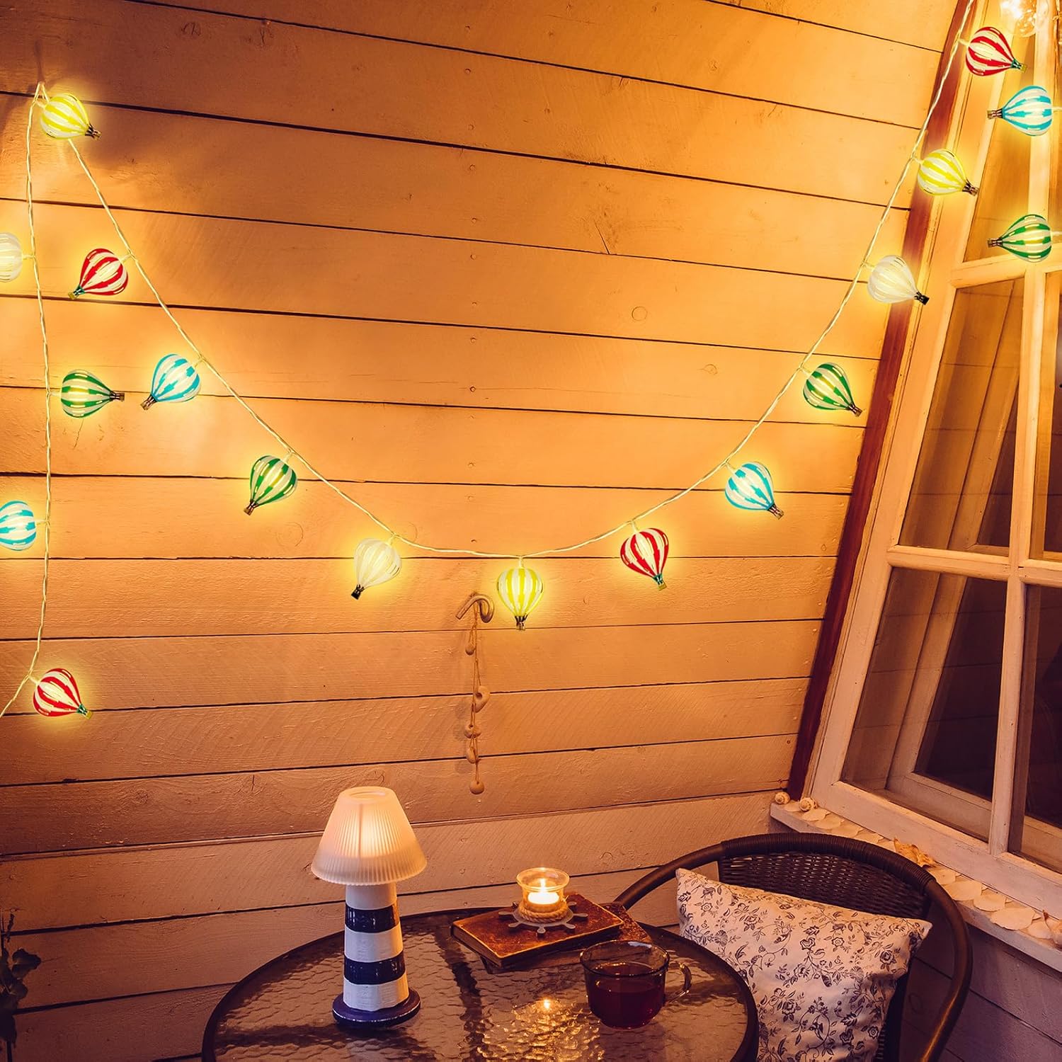 20 LED Hot Air Balloon String  - Led Balloon Light ulasan dan harga