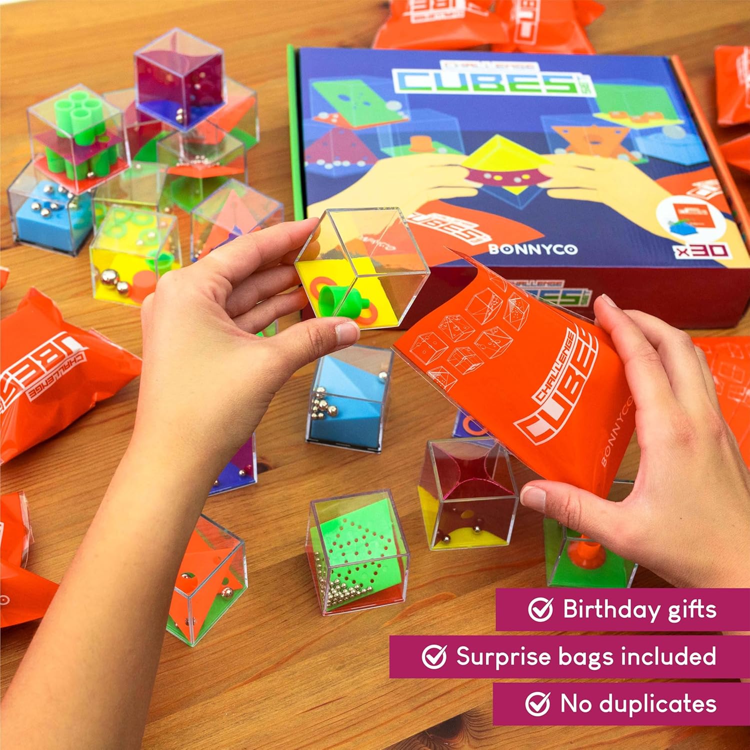 Brain Teaser Puzzles Cubes Pac - Party Favor Bag ulasan dan harga