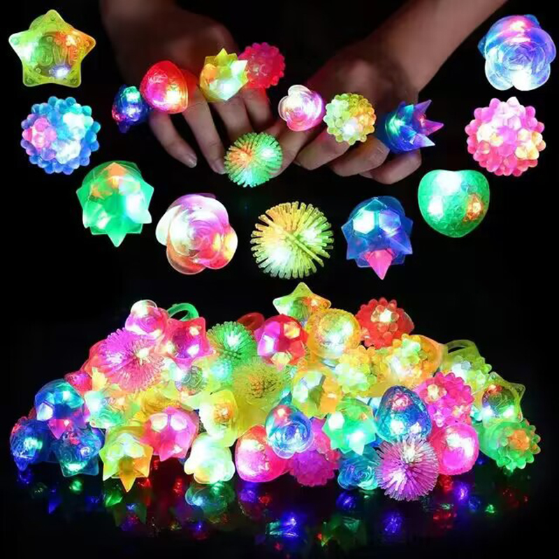 20/30/50pcs Glowing Rings LED  - Cotton Candy Cone ulasan dan harga