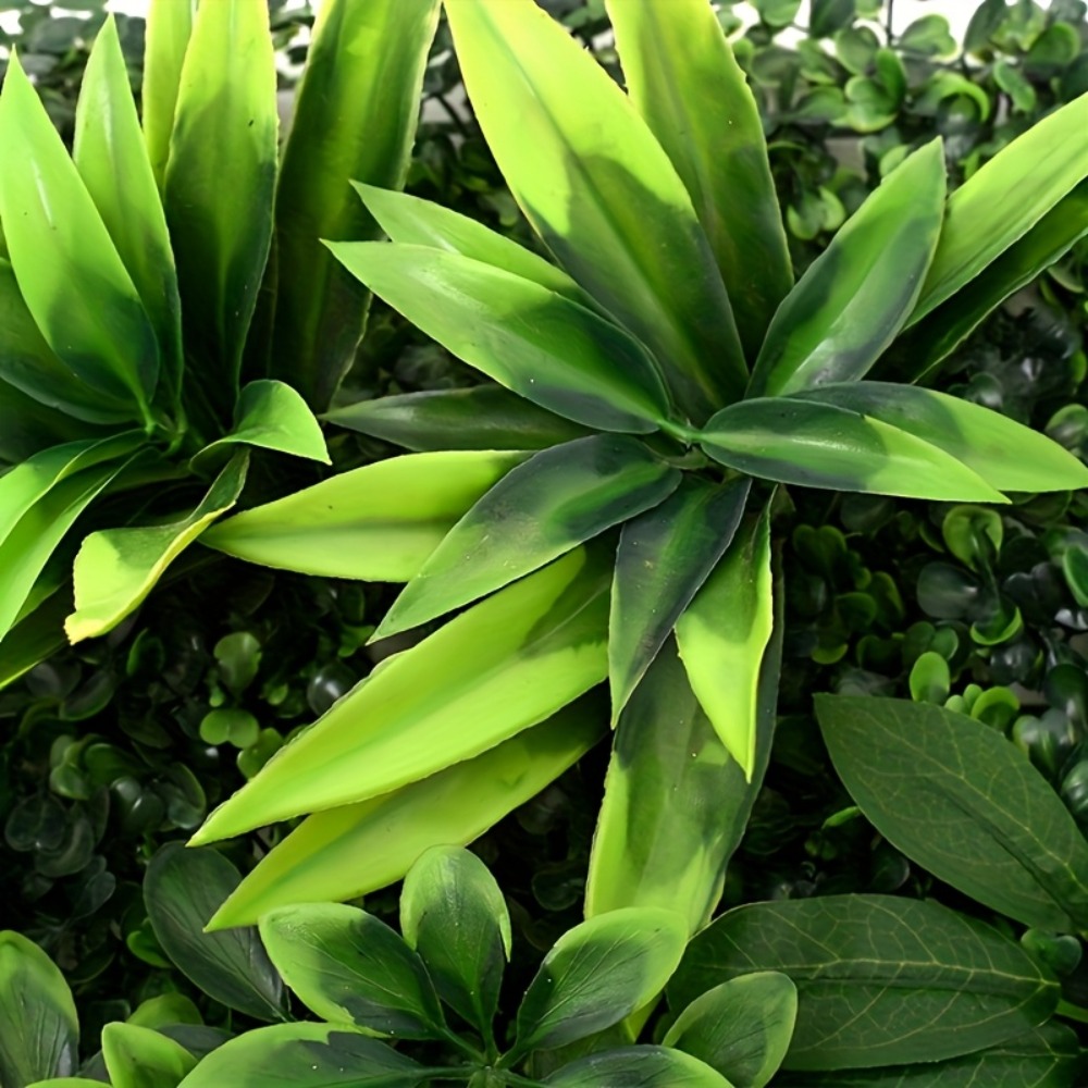 1PC Artificial Simulation Gree - Flower Wall Panel ulasan dan harga