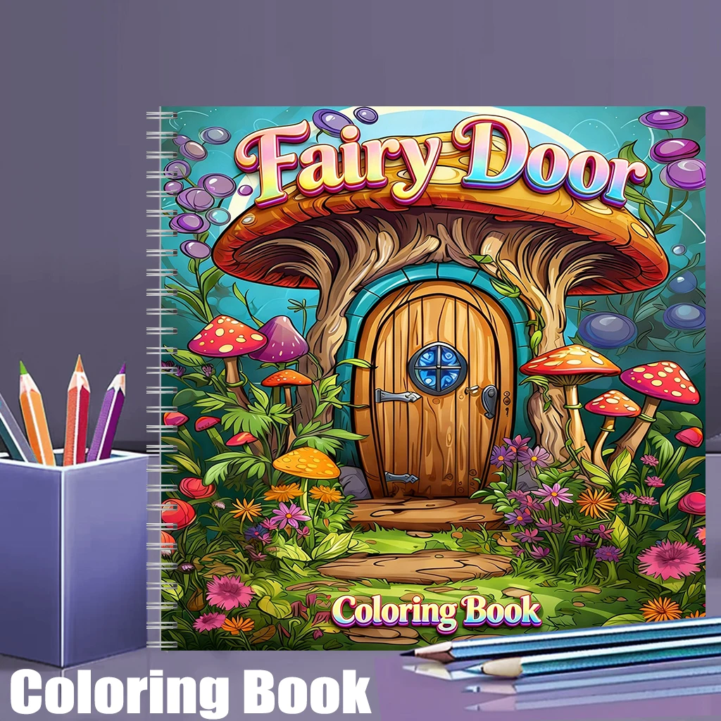 Coloring Book Fairy Door for A - Event Supplies ulasan dan harga