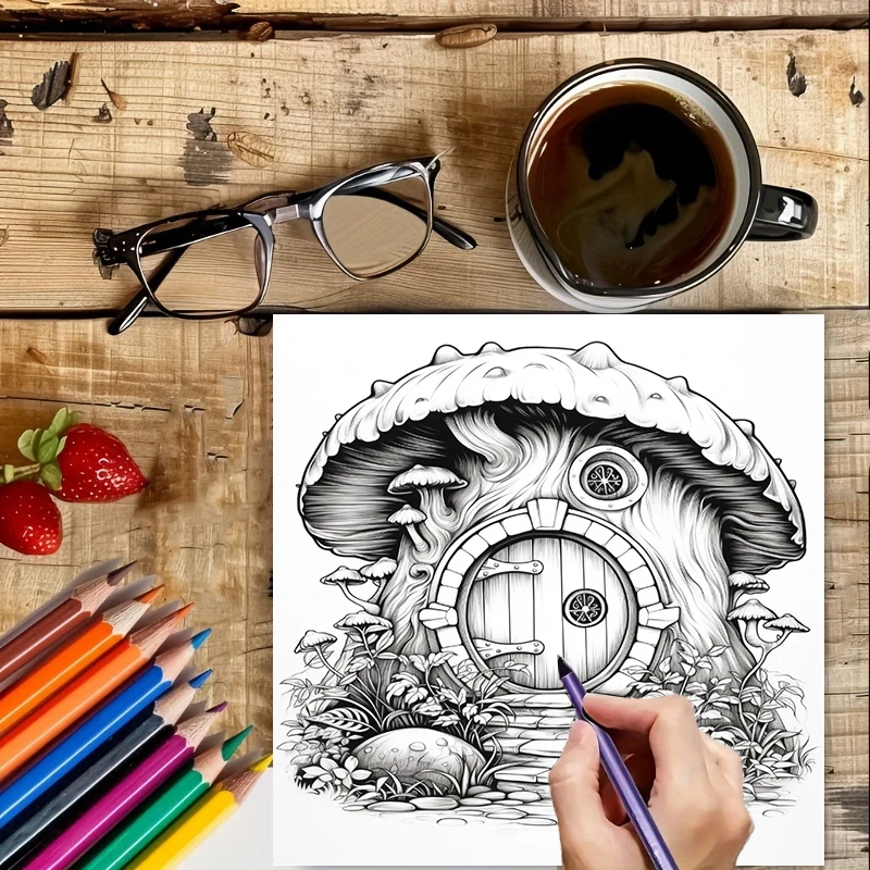 Coloring Book Fairy Door for A - Event Supplies ulasan dan harga