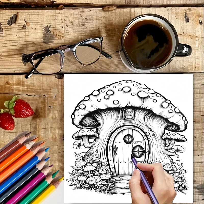 Coloring Book Fairy Door for A - Event Supplies ulasan dan harga