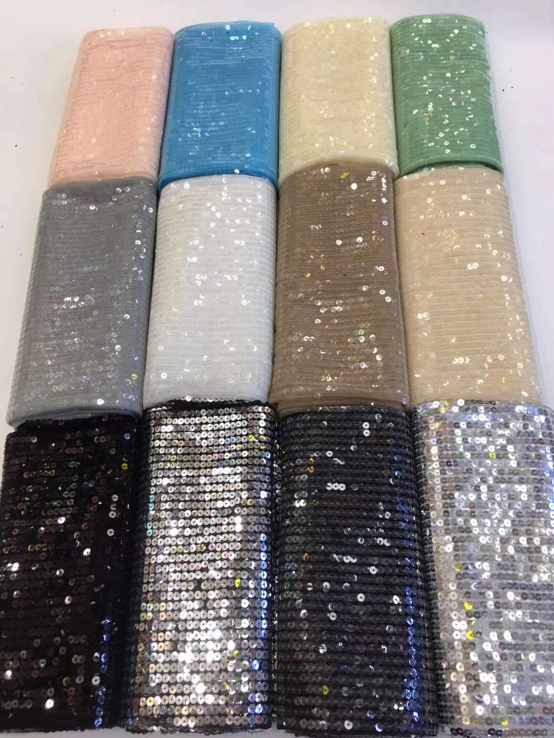 African Sequins Tulle Lace Fab - Glitter Tablecloth ulasan dan harga