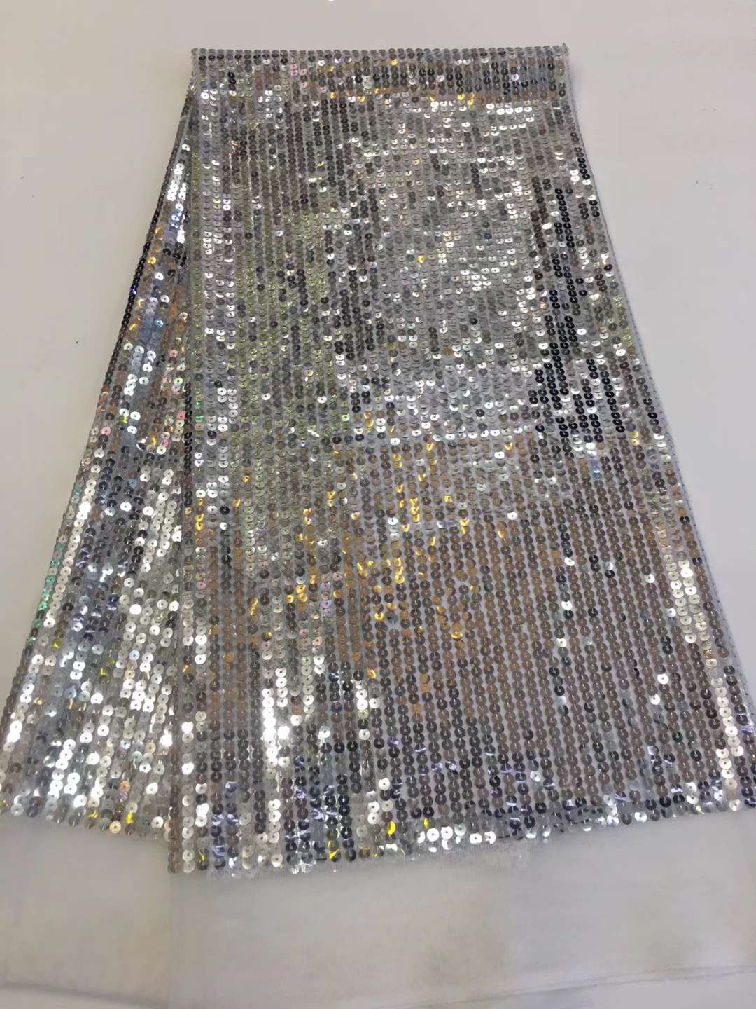 African Sequins Tulle Lace Fab - Glitter Tablecloth ulasan dan harga