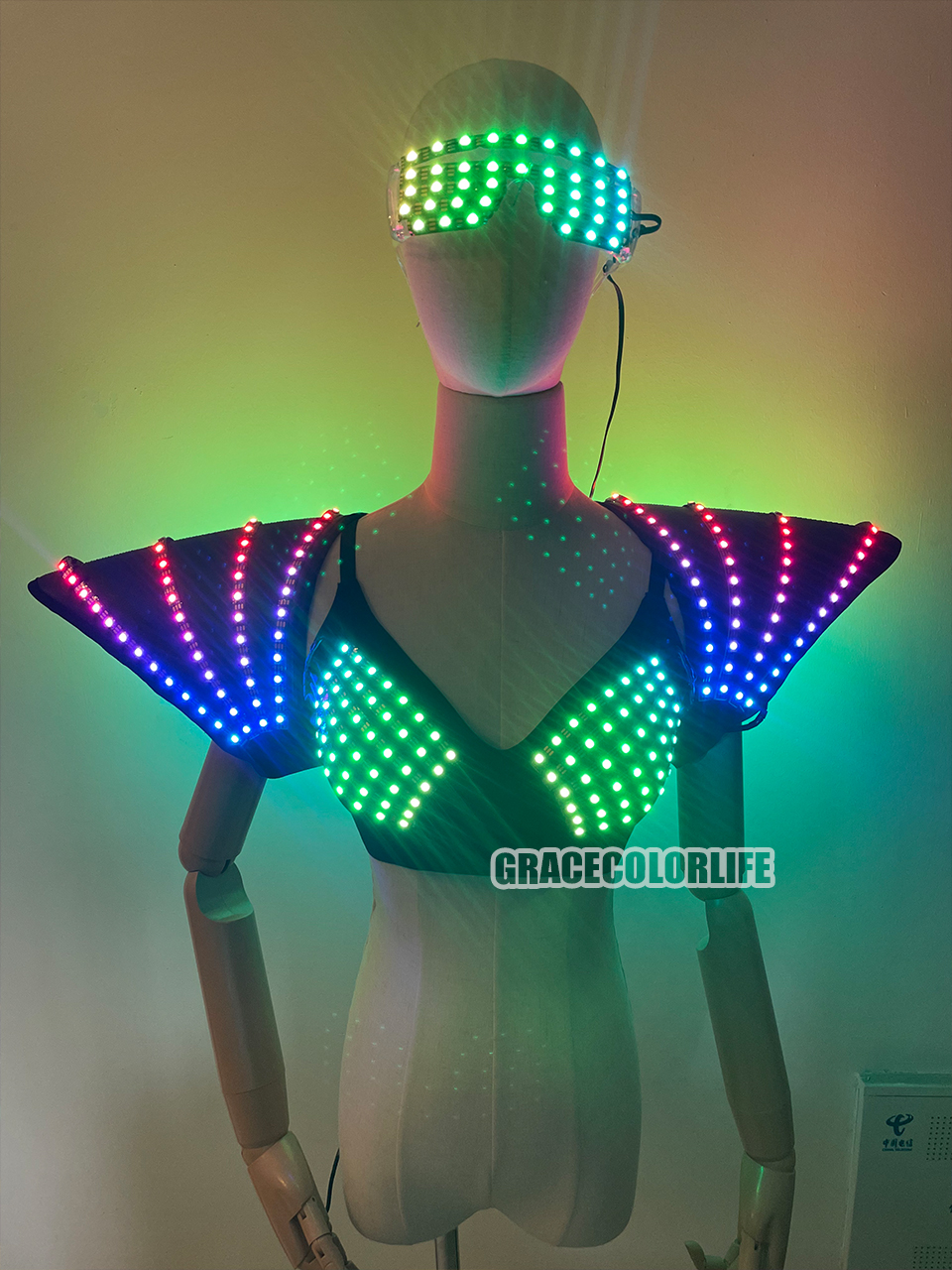 Cyberpunk Full-Color Laser LED - Event Party Dj ulasan dan harga