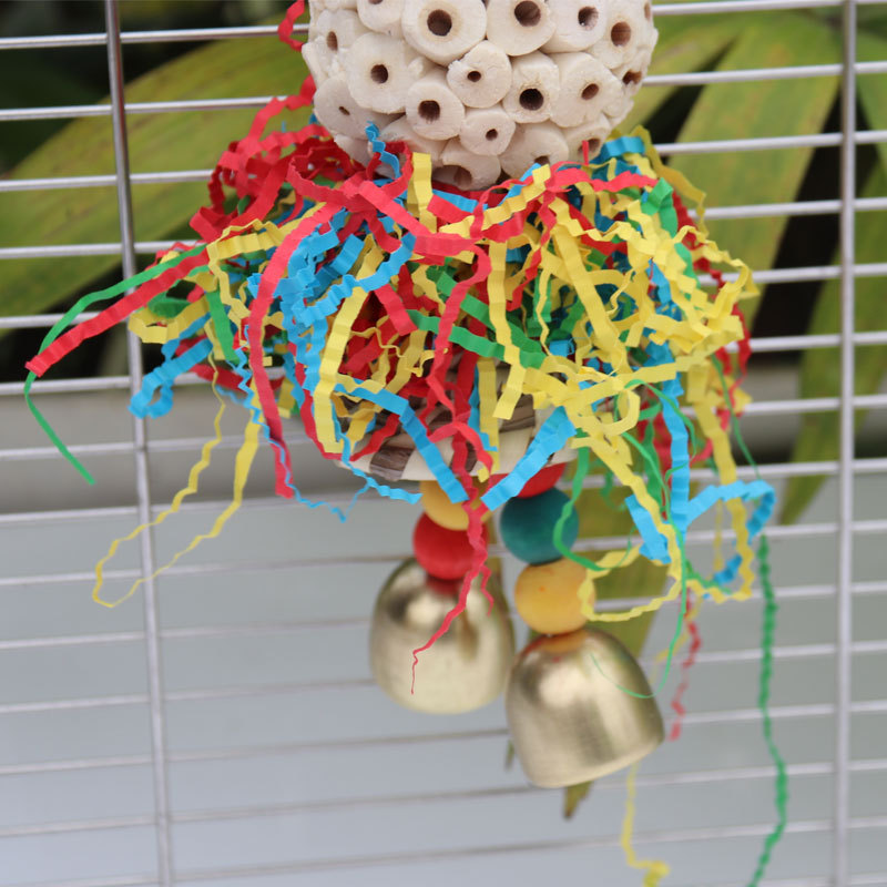 Bird toys, straw hats, colored - Paper Straw Color ulasan dan harga