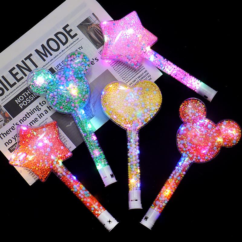 LED Luminous Magic Star Rod Li - Cotton Candy Cone ulasan dan harga