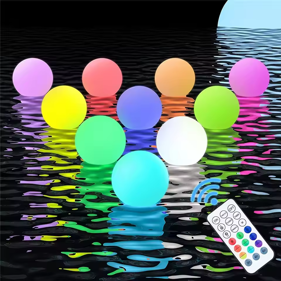 1-5PCS Floating Pool Lights wi - Led Balloon Light ulasan dan harga