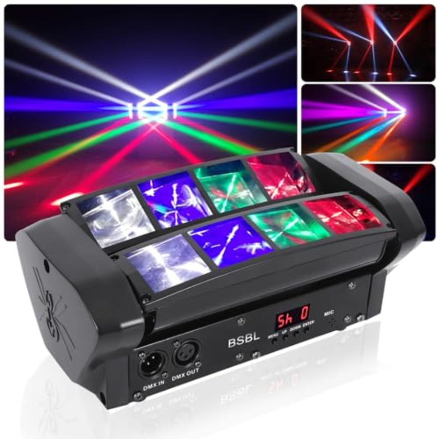 RGBW Moving Head DJ Light LED  - Event Party Dj ulasan dan harga
