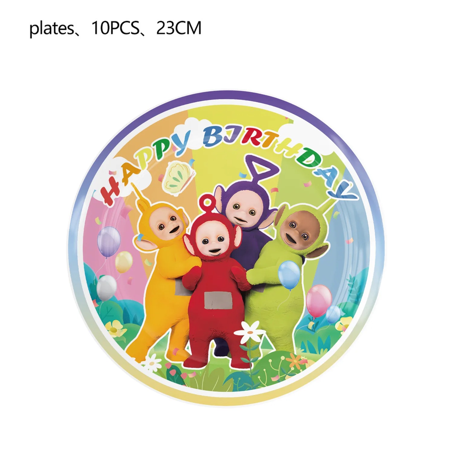 Teletubbies Birthday Party Dec - Table Cloth Disposable ulasan dan harga